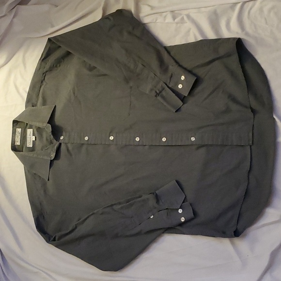 Christian Dior Vintage Mens Grey Dress Shirt - Picture 1 of 8